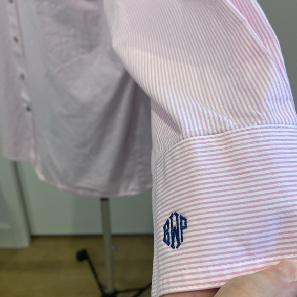 Ariat, Pro Series Dayne Pink Mini Stripe Long Sleeve Button Down Shirt |Size XXL - Picture 10 of 14